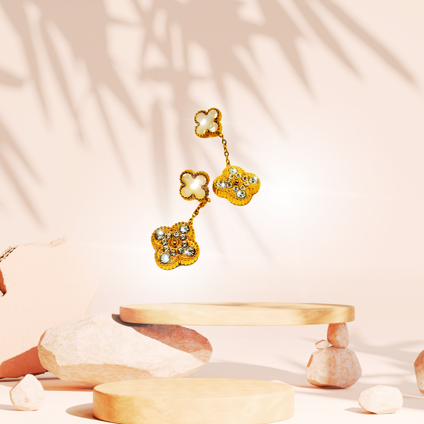 Sunlit Petals (Earrings)