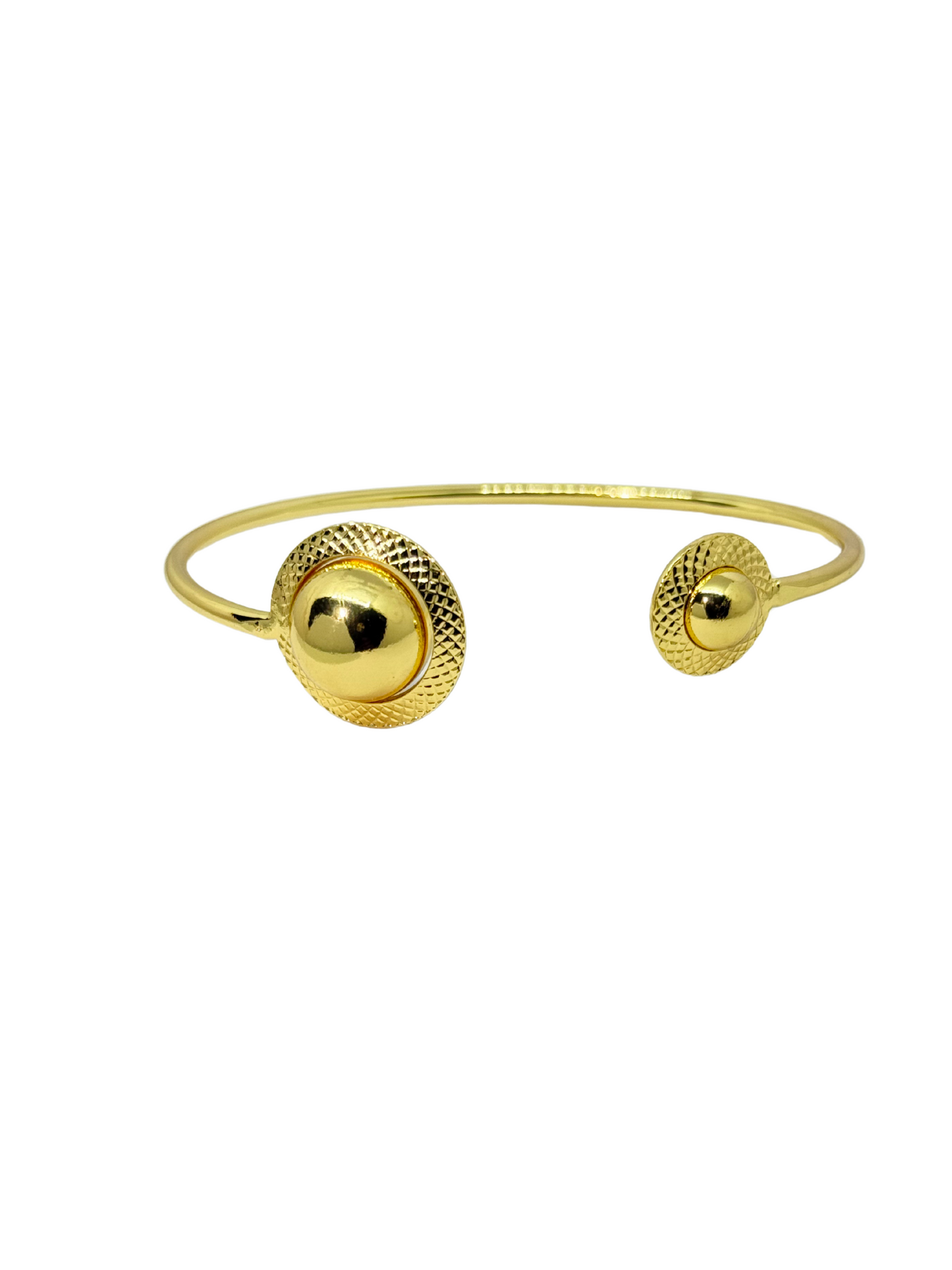 Minimal Gold Plated Kada for Everyday Wear | Adjustable Open Cuff