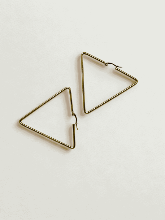 GeoGlam Triangle Hoops